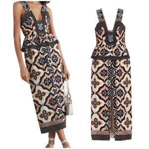 Ulla Johnson Dalia Sleeveless Midi Dress in Prism Size 0